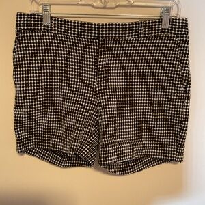 Banana Republic Black and White Bermuda Shorts